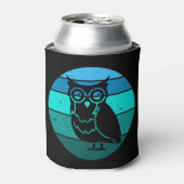 Rafraîchisseur Pour Canette Retro Owl (Can devant)
