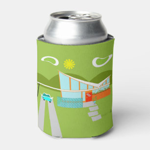 Rafraîchisseur Pour Canette Retro Palm Springs House Can Cooler