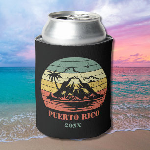 Rafraîchisseur Pour Canette Retro Porto Rico personnalisé