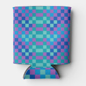 Rafraîchisseur Pour Canette Retro Snake Checker À damiers Motif (Devant)