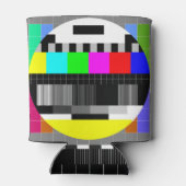 Rafraîchisseur Pour Canette Retro TV pas d'illustration de signal. (Dos)