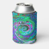 Rafraîchisseur Pour Canette Retro Vert, Rouge et Magenta Abstrait Super (Can Dos)