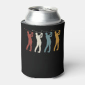 Rafraîchisseur Pour Canette Retro vintage Golfer (Can devant)