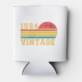 Rafraîchisseur Pour Canette Retro Vintage Sunset 1964 Anniversaire (Devant)
