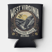 Rafraîchisseur Pour Canette Retro West Virginia (Devant)