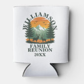 Rafraîchisseur Pour Canette Réunion de famille rustique sauvage (Devant)