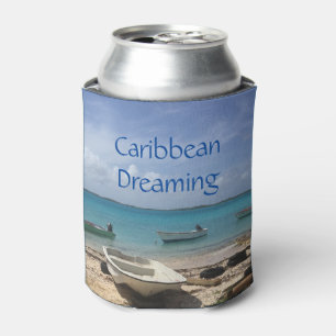 Rafraîchisseur Pour Canette Rêverie Caraïbes Bateaux de Pêche Bonaire Océan