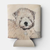 Rafraîchisseur Pour Canette Revêtu doux Roue Peinture Terrier Art original (Dos)