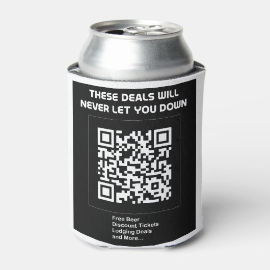 Rafraîchisseur Pour Canette Rickroll QR code (Can devant)