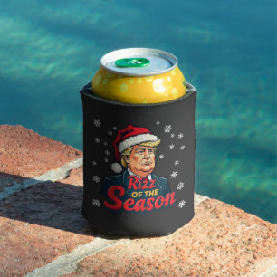 Rafraîchisseur Pour Canette Rizz of the Season Funny Trump Christmas Père Noël