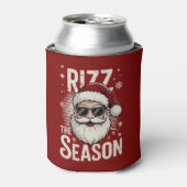 Rafraîchisseur Pour Canette Rizz Saison Santa Claus Rizzmas Drôle Noël (Can devant)