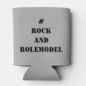 Rafraîchisseur Pour Canette #RockandRolemodel - Noir modifiable. (Dos)