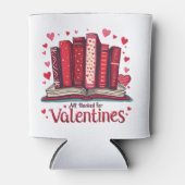 Rafraîchisseur Pour Canette Romantic Reading Vibes Cozy Valentine Gift (Devant)