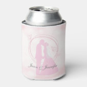 Rafraîchisseur Pour Canette Romantique Dreamtic Mariage rose Couple (Can devant)