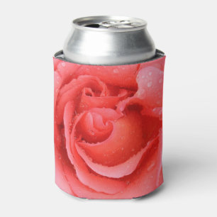 Rafraîchisseur Pour Canette Romantique Rose rose rouge gouttes d'eau peuvent r