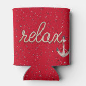 Rafraîchisseur Pour Canette Rope Relax Texte avec Ancre (Dos)