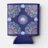 Rafraîchisseur Pour Canette Rosace bleue (Devant)