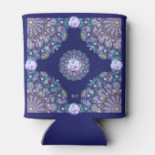 Rafraîchisseur Pour Canette Rosace bleue (Dos)