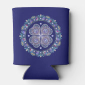 Rafraîchisseur Pour Canette Rosace bleue (Dos)