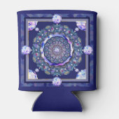 Rafraîchisseur Pour Canette Rosace bleue (Dos)