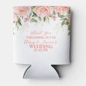 Rafraîchisseur Pour Canette Rosas rose Mariage végétal Brown (Devant)