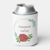 Rafraîchisseur Pour Canette Rose aquarelle (Can devant)