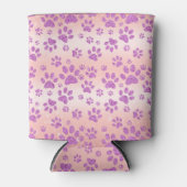 Rafraîchisseur Pour Canette Rose Arrière - plan or violet Parties scintillant  (Devant)