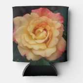 Rafraîchisseur Pour Canette Rose Beautiful Pink and Yellow Floral (Devant)