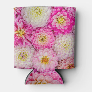 Rafraîchisseur Pour Canette Rose blanche Dahlia : Rainy Elegance