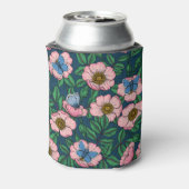 Rafraîchisseur Pour Canette Rose de chien et papillons (Can Dos)