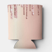 Rafraîchisseur Pour Canette Rose Gold Drips Enterrement de Vie de Jeune Fille  (Dos)