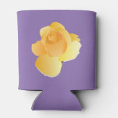 Rafraîchisseur Pour Canette Rose jaune doux et Pâte violette refroidissante (Dos)