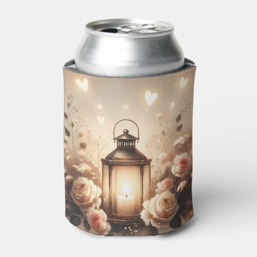Rafraîchisseur Pour Canette Rose Lantern Glow Bouquet (Can devant)