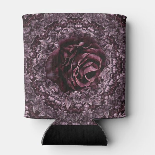 Rafraîchisseur Pour Canette Rose Mandala (Dos)