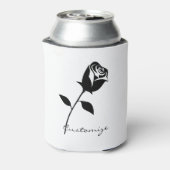 Rafraîchisseur Pour Canette Rose noir Valentine Flower Thunder_Cove (Can Dos)