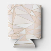 Rafraîchisseur Pour Canette Rosegold rose : Abstrait luxe géométrique (Dos)