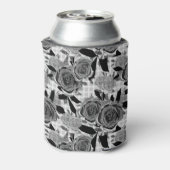 Rafraîchisseur Pour Canette Roses noirs, rose, noirs et gris (Can Dos)