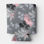 Rafraîchisseur Pour Canette Roses rose pâle modernes (Dos)