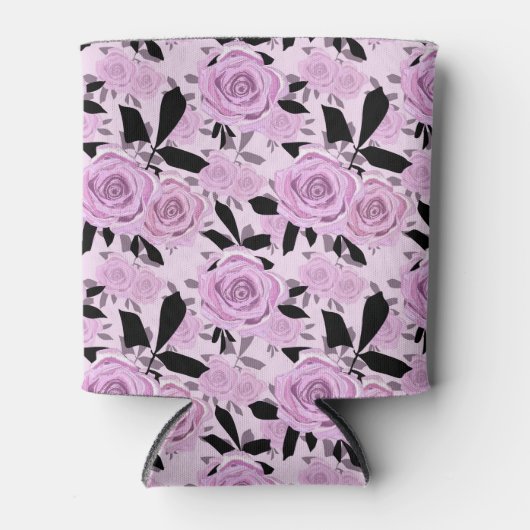 Rafraîchisseur Pour Canette Roses roses (Devant)