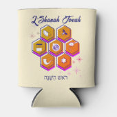 Rafraîchisseur Pour Canette Rosh Hashanah L'SHANAH TOVAH (Devant)