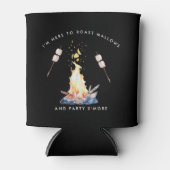 Rafraîchisseur Pour Canette Rôti Mallows & Fête S'more Camping (Devant)