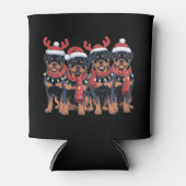 Rafraîchisseur Pour Canette Rottweiler Chien Noël Noël Noël Noël Famille Papa (Devant)