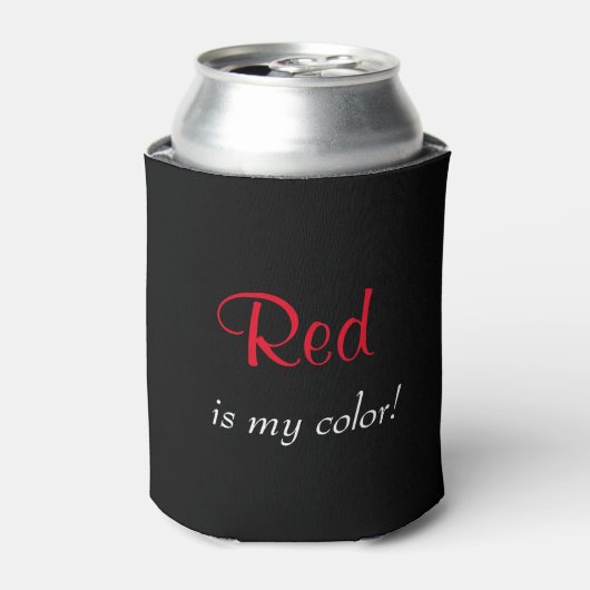 Rafraîchisseur Pour Canette Rouge Noir (Can devant)
