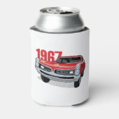 Rafraîchisseur Pour Canette Rouge Pontiac GTO 1967 (Can Dos)