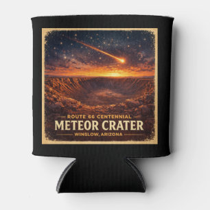 Rafraîchisseur Pour Canette Route 66 Cratère de météorite rétro Centenaire