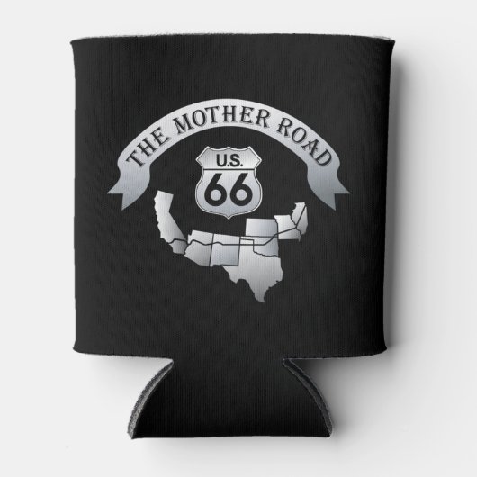 Rafraîchisseur Pour Canette Route 66 Mother Road (Devant)