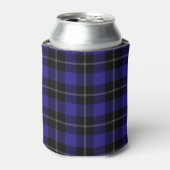 Rafraîchisseur Pour Canette Royal Blue Black Plaid (Can devant)