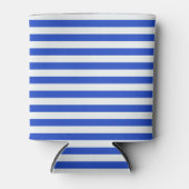 Rafraîchisseur Pour Canette Royal Blue Combination Stripes par Shirley Taylor (Devant)