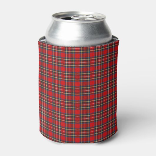 Rafraîchisseur Pour Canette Royal Stewart Tartan Plaid Scottish Motif (Can devant)