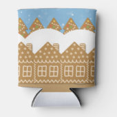 Rafraîchisseur Pour Canette Rue de pain d'épices d'hiver (Devant)